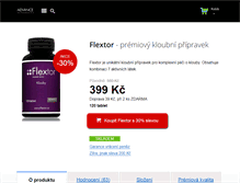 Tablet Screenshot of flextor.cz